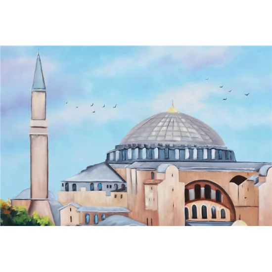 Ayasofya Camii Yağlı Boya Tablosu
