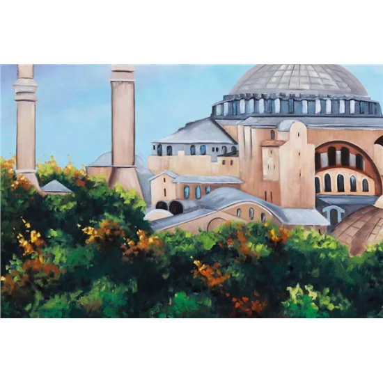 Ayasofya Camii Yağlı Boya Tablosu