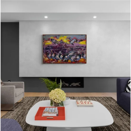 Ayasofyanın Özgür Kanatları Yağlı Boya Tablosu