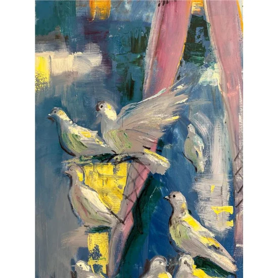 Balerinin Hayali Yağlı Boya Tablosu