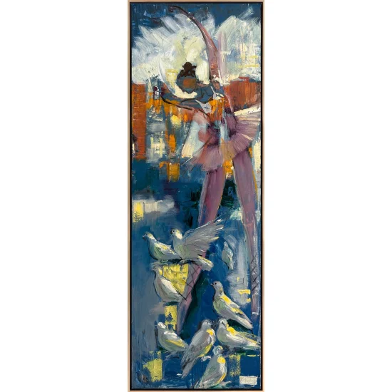 Balerinin Hayali Yağlı Boya Tablosu
