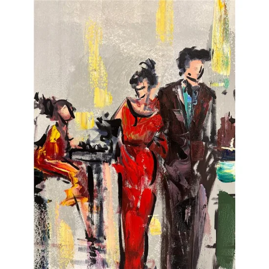 Balo Gecesinin Büyüsü Yağlı Boya Tablosu