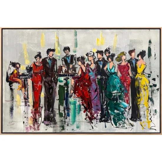 Balo Gecesinin Büyüsü Yağlı Boya Tablosu