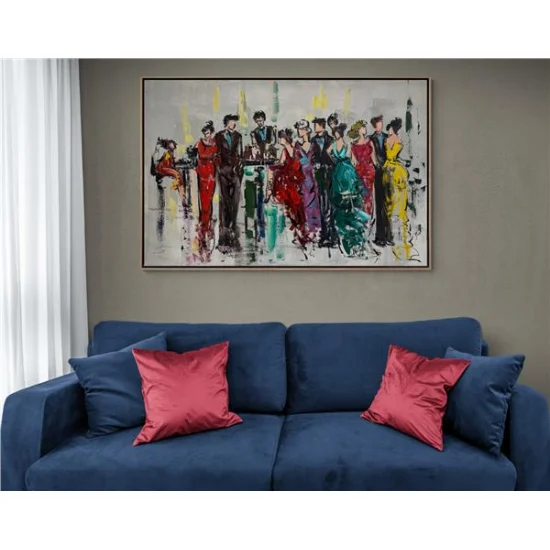 Balo Gecesinin Büyüsü Yağlı Boya Tablosu