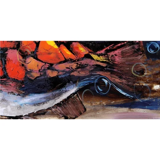 Baloncu Balık Yağlı Boya Tablosu