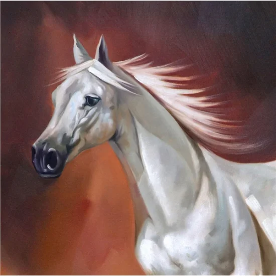 Horse Running Adventure Oil Painting