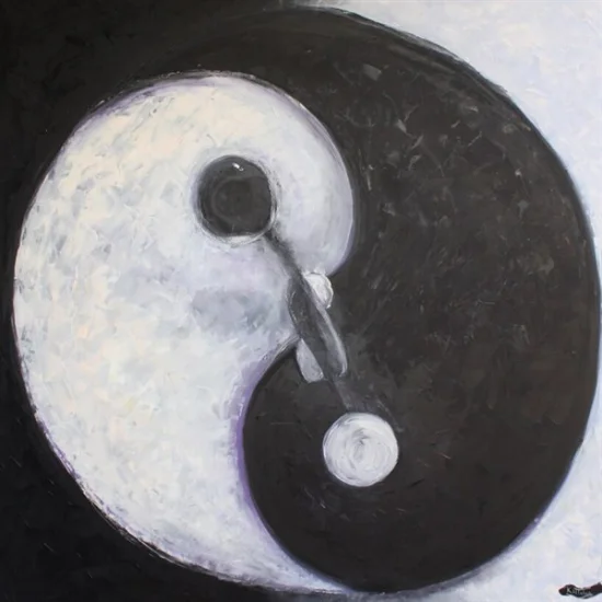 Two Halves of a Same Oil Painting