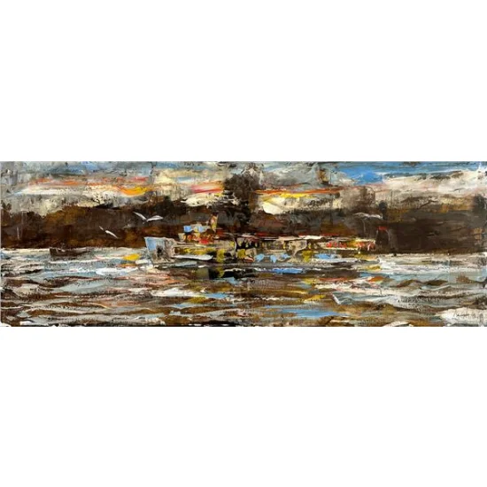 Boğazın Hüzünü Yağlı Boya Tablosu