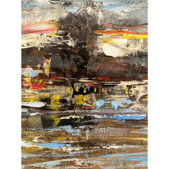 Boğazın Hüzünü Yağlı Boya Tablosu