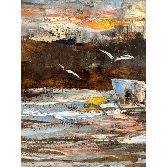 Boğazın Hüzünü Yağlı Boya Tablosu