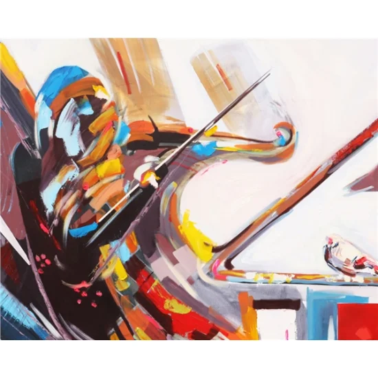 Play, Violinist Oil Painting