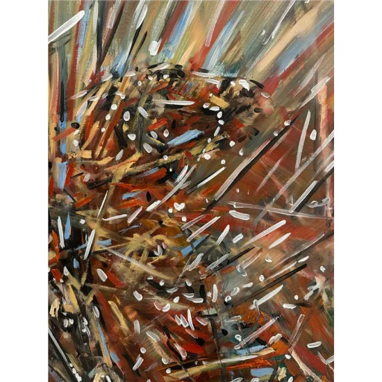 Sonsuz Mücadele Yağlı Boya Tablosu