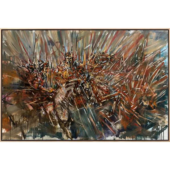 Sonsuz Mücadele Yağlı Boya Tablosu