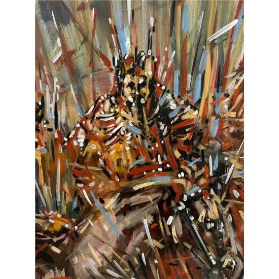 Sonsuz Mücadele Yağlı Boya Tablosu