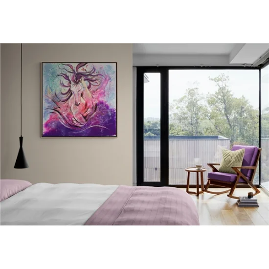 Atın Büyülü Dansı Yağlı Boya Tablosu