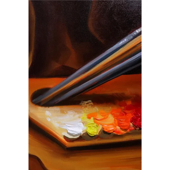 Old Painter Oil Painting