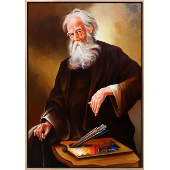Old Painter Oil Painting