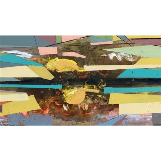 Modern Bakış Yağlı Boya Tablosu