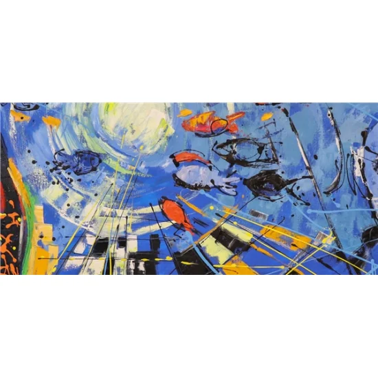 Deniz Tanrısı Yağlı Boya Tablosu