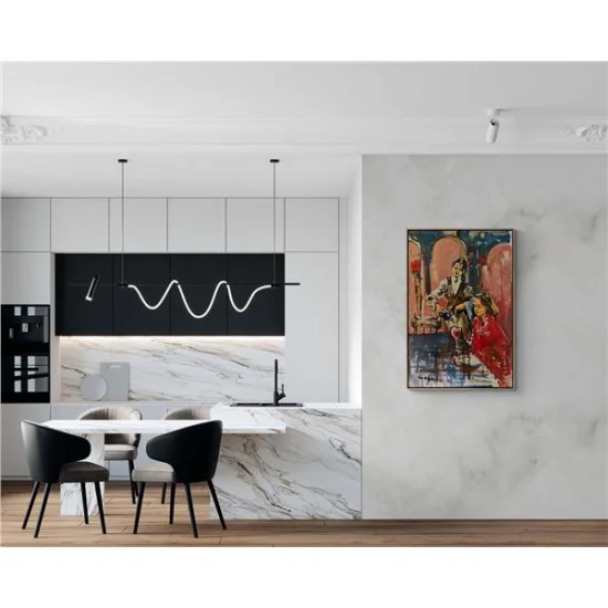 Sommelierin Lezzet Serüveni Yağlı Boya Tablosu