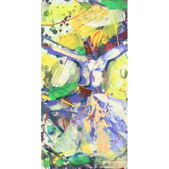 Swerving Oil Painting