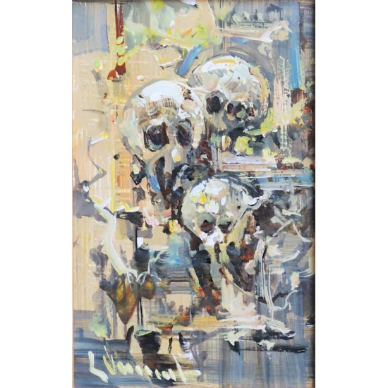 Thought Movement Oil Painting