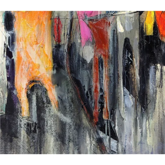 Old Balat Street Oil Painting