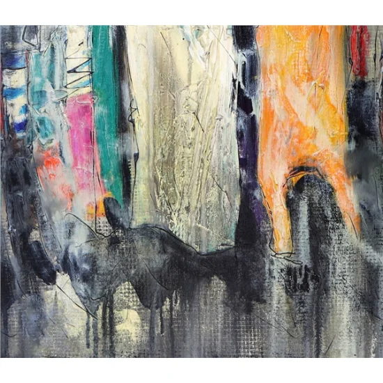 Old Balat Street Oil Painting