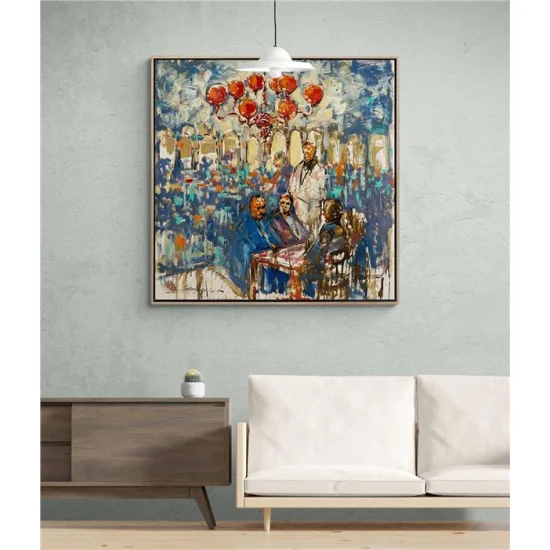 Old Friends Oil Painting