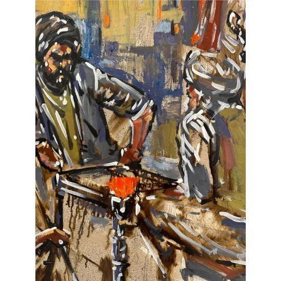 Eski Zamanlar Yağlı Boya Tablosu