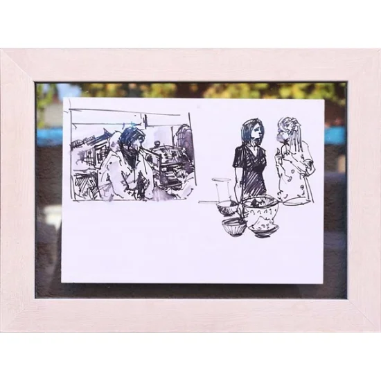 Sketch-10 | Sketch Between Double Glass