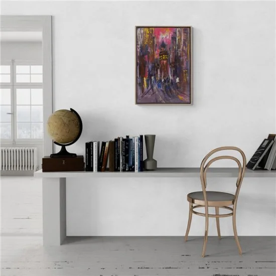 Galata Kulesi Yokuşu Yağlı Boya Tablosu