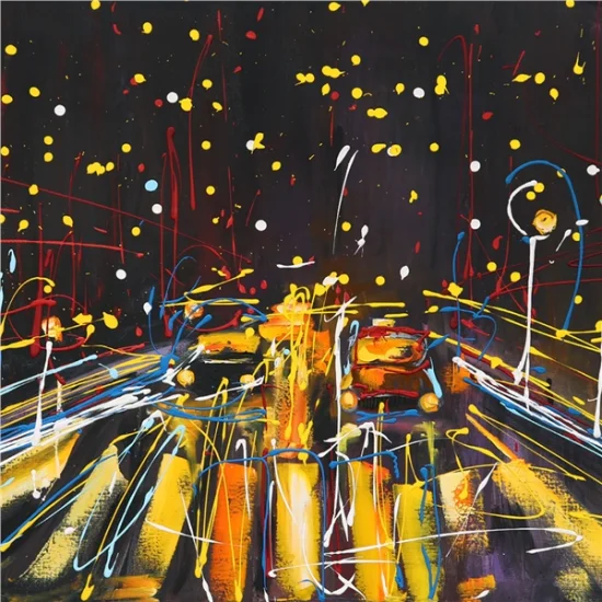 Gece Yağlı Boya Tablosu