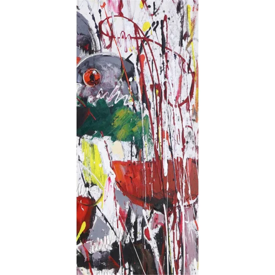 Gelincikler ve Güvercinler Yağlı Boya Tablosu