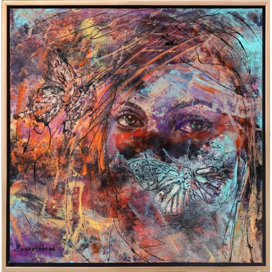 Silent Meaning of the Eyes Oil Painting