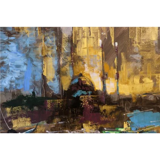 İstanbul Bekçisi Güvercinler Yağlı Boya Tablosu