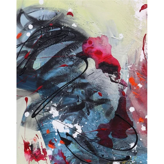 Gün Başlarken Horoz Yağlı Boya Tablosu