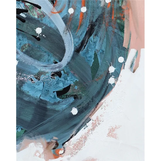 Sabahtan Horoz Çağrısı Yağlı Boya Tablosu