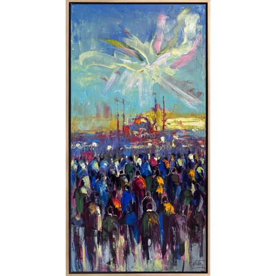 İnsanlar İnsancıklar Yağlı Boya Tablosu