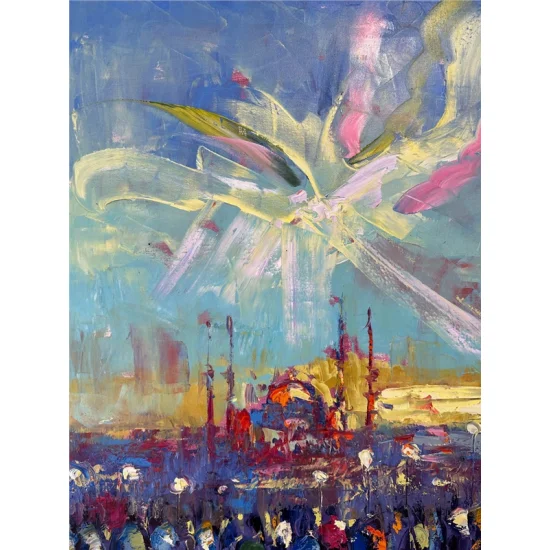 İnsanlar İnsancıklar Yağlı Boya Tablosu