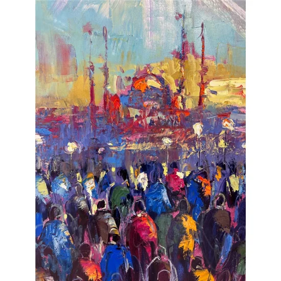 İnsanlar İnsancıklar Yağlı Boya Tablosu