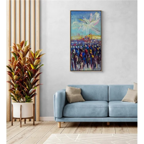 İnsanlar İnsancıklar Yağlı Boya Tablosu