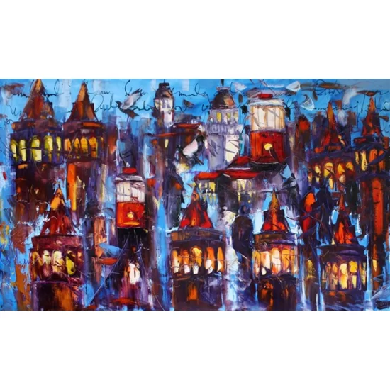 Istanbul Dream Oil Painting