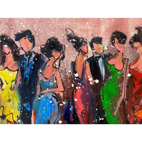 Kadınlar Matinesi Yağlı Boya Tablosu