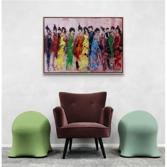 Kadınlar Matinesi Yağlı Boya Tablosu