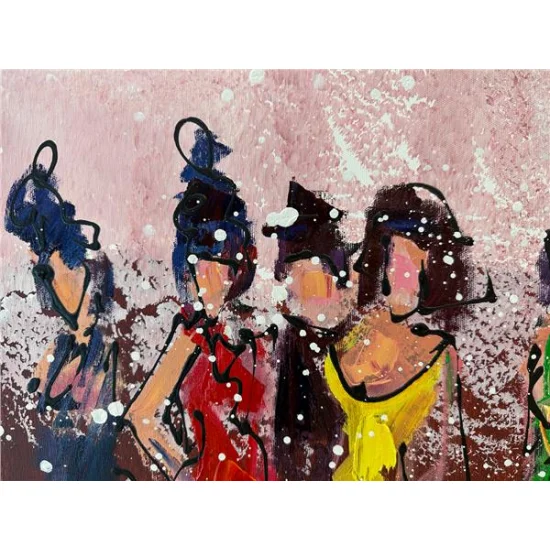 Kadınlar Matinesi Yağlı Boya Tablosu