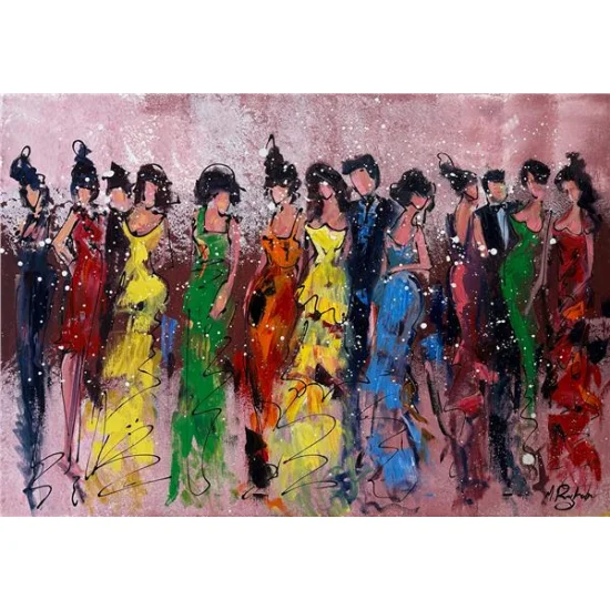 Kadınlar Matinesi Yağlı Boya Tablosu