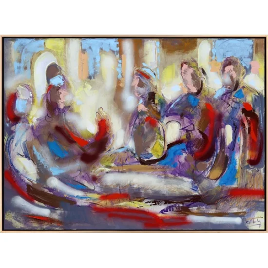 Coffee Fortune Telling Oil Painting