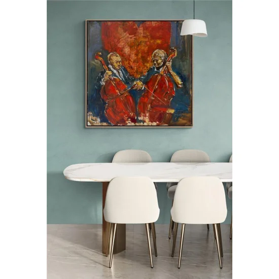 Kalbimizin Sesi Yağlı Boya Tablosu