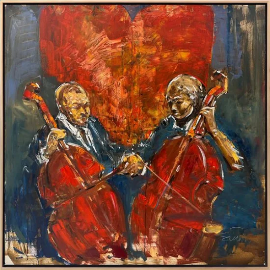 Kalbimizin Sesi Yağlı Boya Tablosu